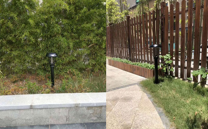 小區戶外滅蚊燈安裝使用效果案例